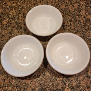 Corelle Vitrelle Sand Sketch 6" Bowls, Set of 3
